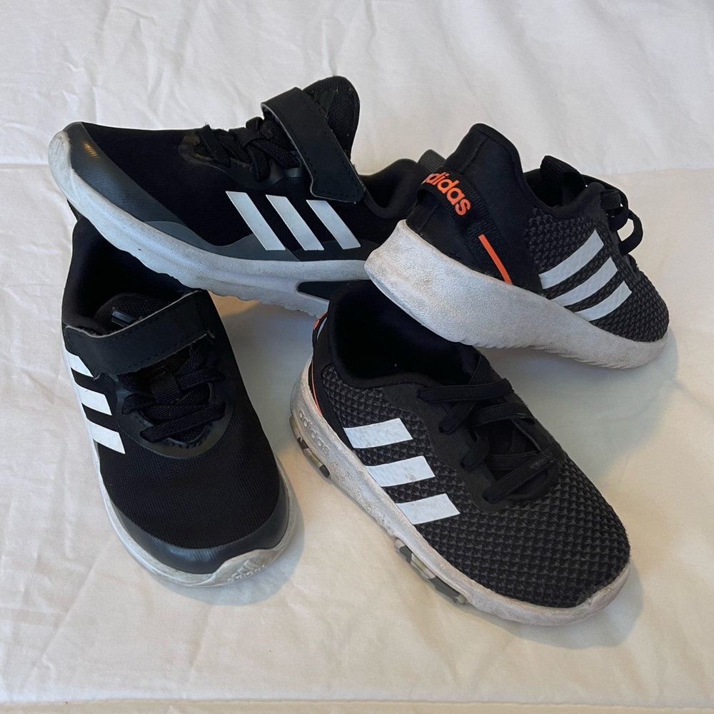 Little Boy/Toddler Adidas Tennis Shoes - 7k